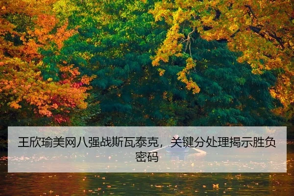 王欣瑜美网八强战斯瓦泰克，关键分处理揭示胜负密码